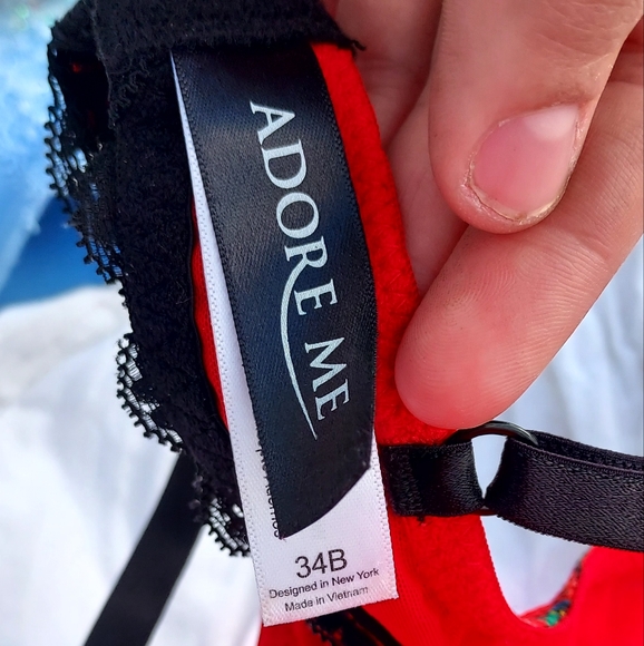 Adore Me Women's Bra and Panty Christmas Plaid Set - Picture 11 of 11